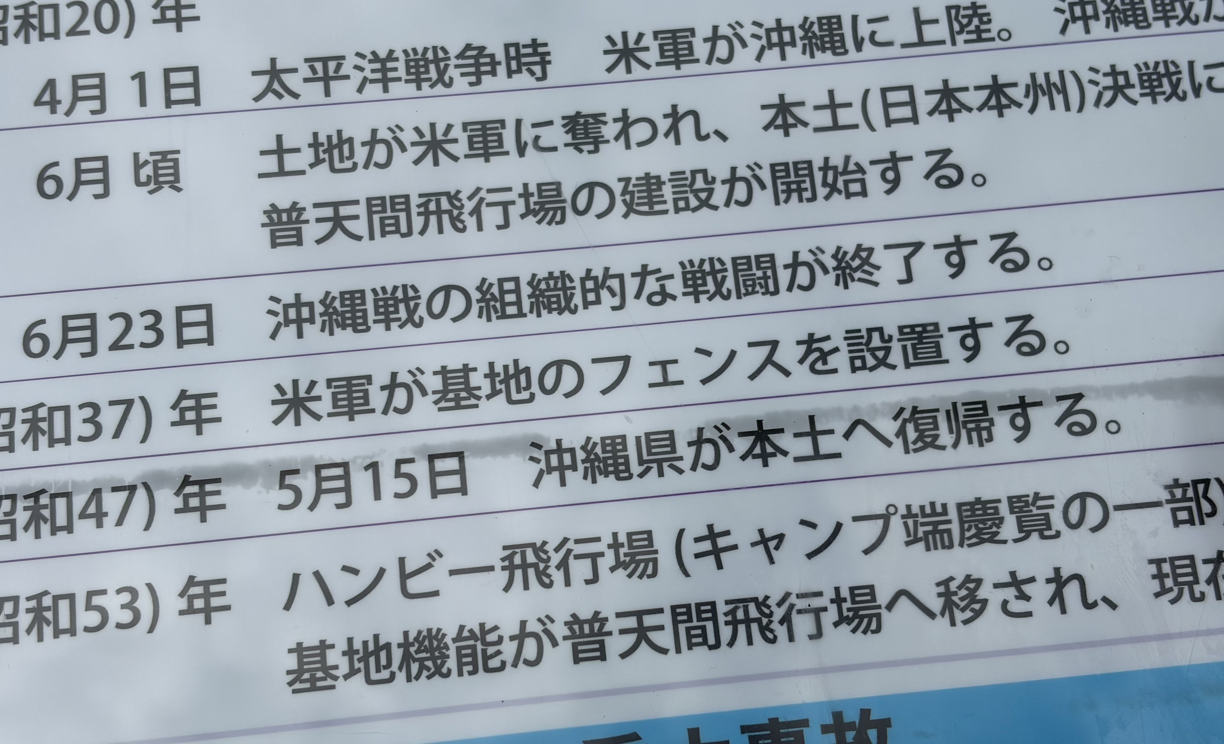 米軍が 基地のフェンスを 設置する