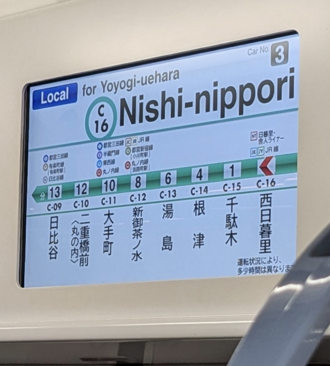 根津湯島 新御茶ノ水 大手町